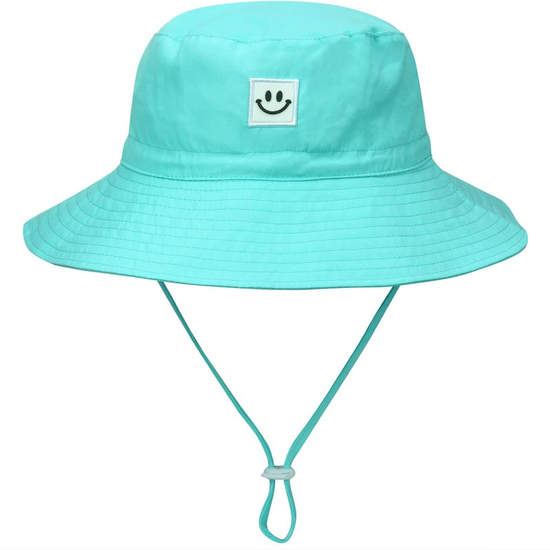 MaxNova Baby Bucket Hats 0-6 Months Sky Blue, Infant - Image 1